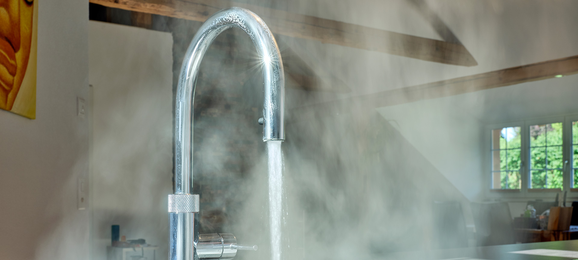 Der Wasserhahn der alles kann.